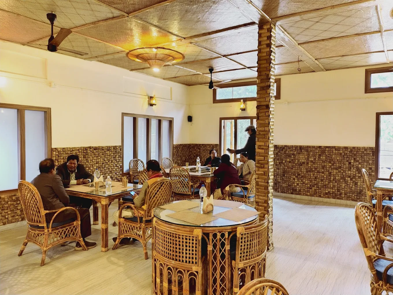Assamese thali at Fagun Kaziranga